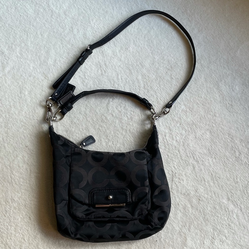 Coach monogram satchel